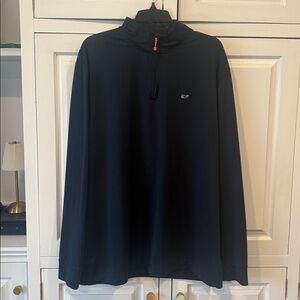 Vineyard Vines Performance Navy Blue Pullover Quarter Zip
